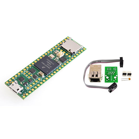 PJRC Teensy 4.1 ARM Cortex-M7 NXP iMXRT1062 Microcontroller Development Board + Ethernet Kit - Envistia Mall