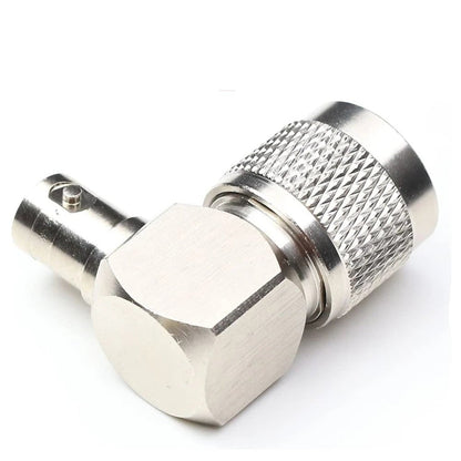 PL-259 UHF Male Plug to BNC Female Jack Right-Angle RF Adapter Connector - Envistia Mall