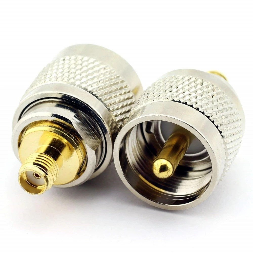 PL-259 UHF Male Plug to SMA Female Jack RF Adapter Barrel Connector - Envistia Mall