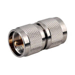 PL259 UHF Male Plug to UHF Male PL-259 RF Coaxial Adapter Connector - Envistia Mall