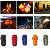 Plasma Electric USB Rechargeable Flameless Lighter Waterproof Windproof Dual Arc with Flashlight - Envistia Mall