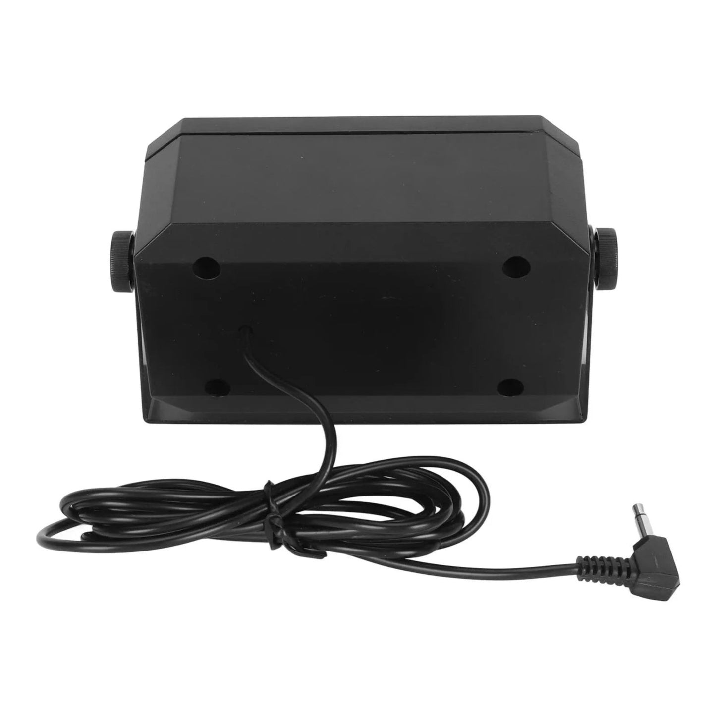 Rectangular External Communications Speaker for CB, Ham, GMRS Radio, and Police Scanners - Black, 5 Watts - Envistia Mall