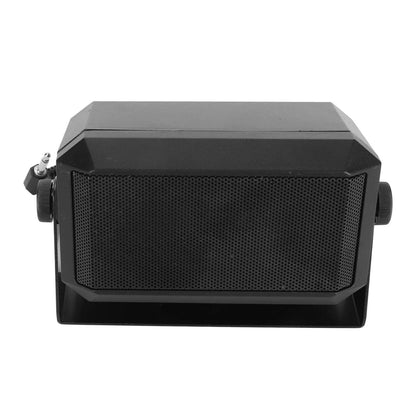 Rectangular External Communications Speaker for CB, Ham, GMRS Radio, and Police Scanners - Black, 5 Watts - Envistia Mall