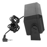 Rectangular External Communications Speaker for CB, Ham, GMRS Radio, and Police Scanners - Black, 5 Watts - Envistia Mall