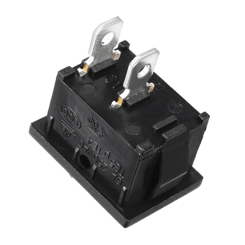2x Interrupteur à bascule KCD1-101 - 6A - 250v 20x18mm on / off
