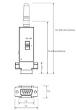 RS-232 To Bluetooth Converter / Adapter Pair WCS-232 V6.0 - Envistia Mall