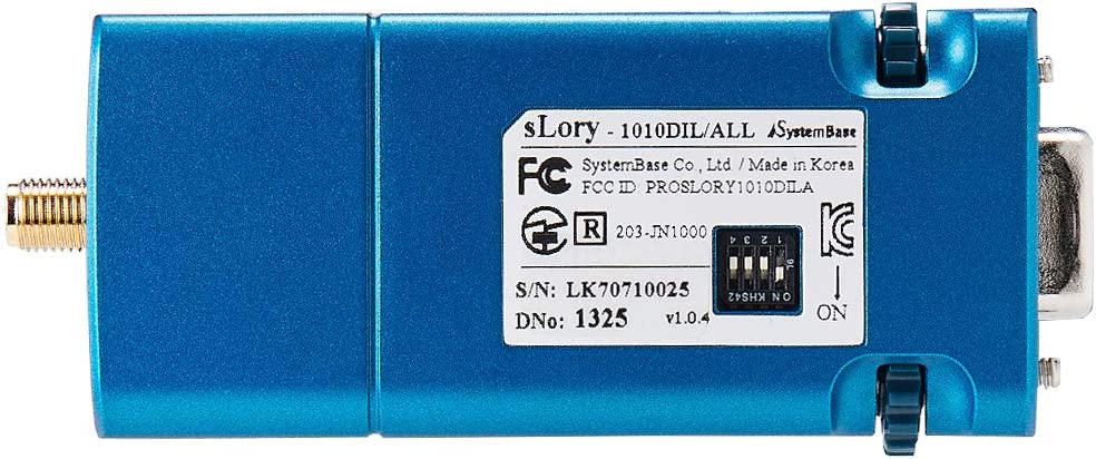 Serial RS232 / RS422 / RS485 to LoRa 1-Port Wireless Adapter Systembase sLory - Envistia Mall