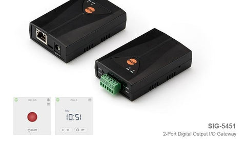 SIG-5451 ezTCP 2-Port Digital Output I/O Gateway to Sollae Cloud - Envistia Mall