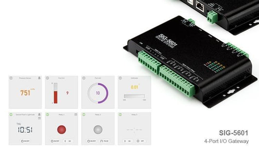 SIG-5600 ezTCP 4-Port I/O Gateway - Envistia Mall