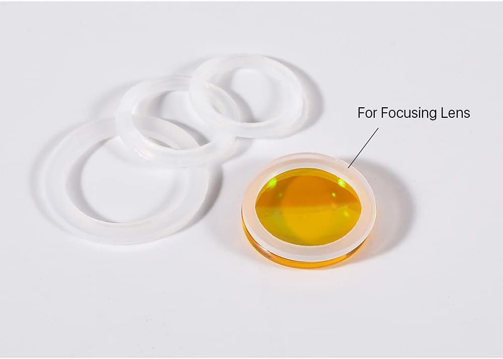 Silicone Washers in 18, 19.05, 20 & 25mm Diameters for CO2 Laser Focusing Lenses and Mirrors - Pkgs of 5 - Envistia Mall