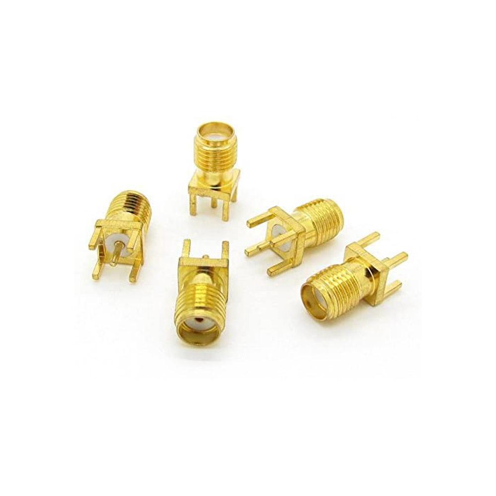 SMA Female Jack Straight PCB Mount RF Connectors 1/5/10 Pieces - Envistia Mall