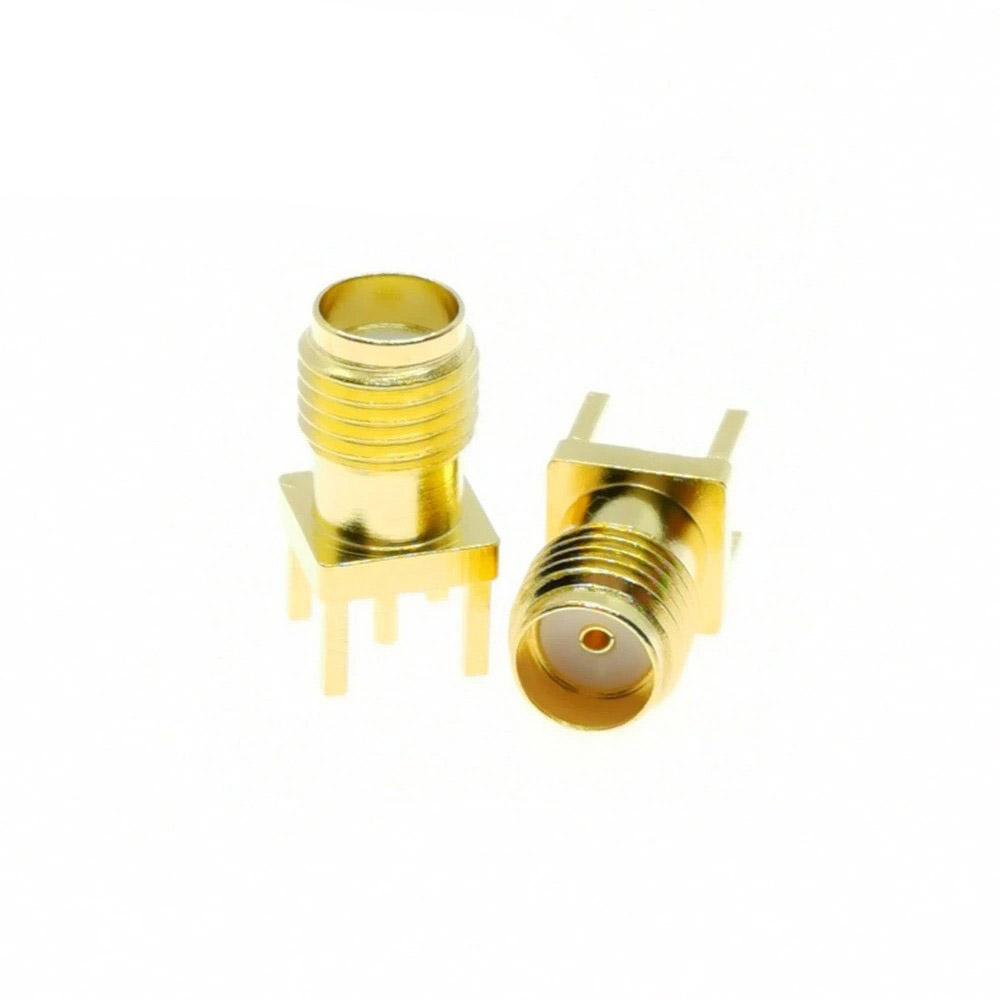 SMA Female Jack Straight PCB Mount RF Connectors 1/5/10 Pieces - Envistia Mall