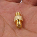 SMA Female to SMA Female (Socket to Socket) RF Coaxial Adapter Connector w/ Knurled Grip - Envistia Mall