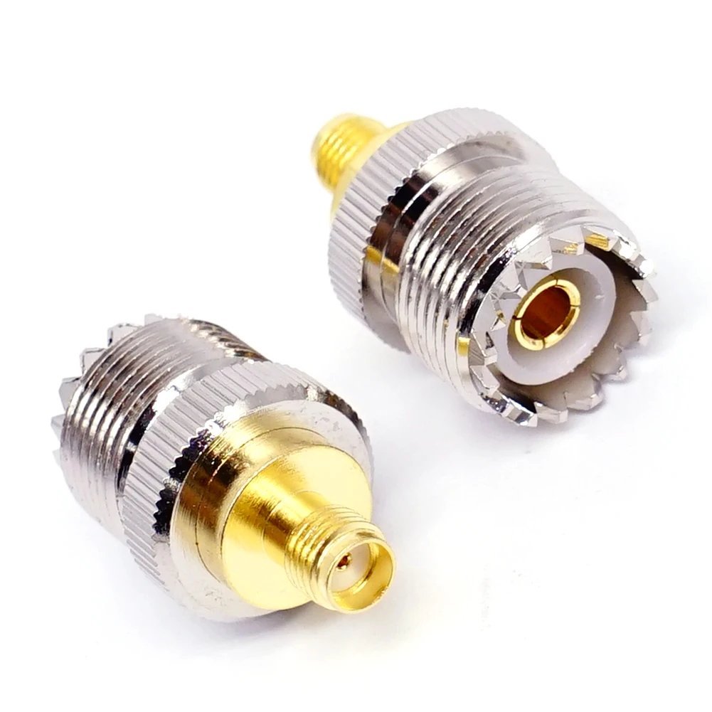 SO239 UHF Female Jack to SMA Female Jack RF Adapter Barrel Connector - Envistia Mall