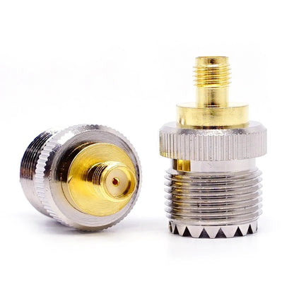 SO239 UHF Female Jack to SMA Female Jack RF Adapter Barrel Connector - Envistia Mall