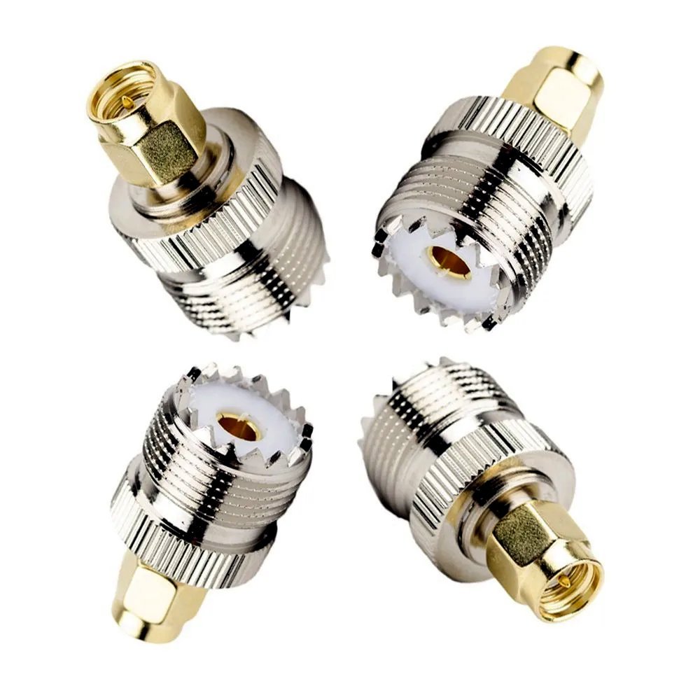 SO239 UHF Female Jack to SMA Male Plug RF Adapter Barrel Connector - Envistia Mall