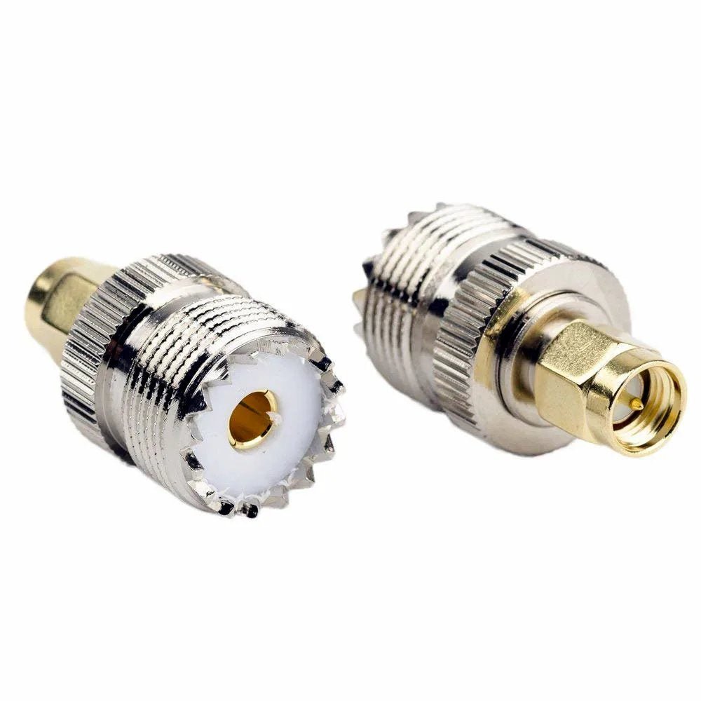 SO239 UHF Female Jack to SMA Male Plug RF Adapter Barrel Connector - Envistia Mall