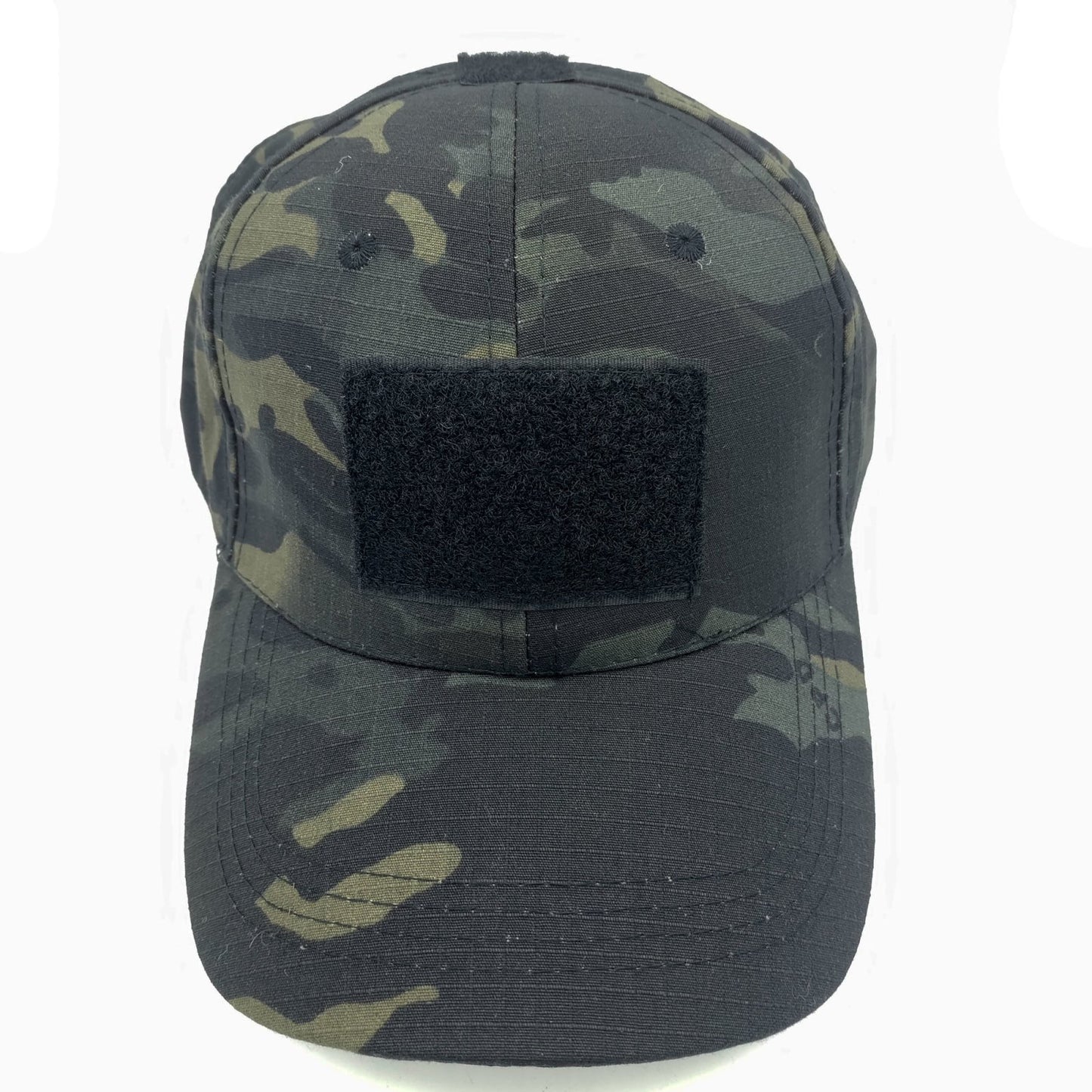 Tactical Baseball Hat Cap Mens Womens Black Velcro Patch - Envistia Mall