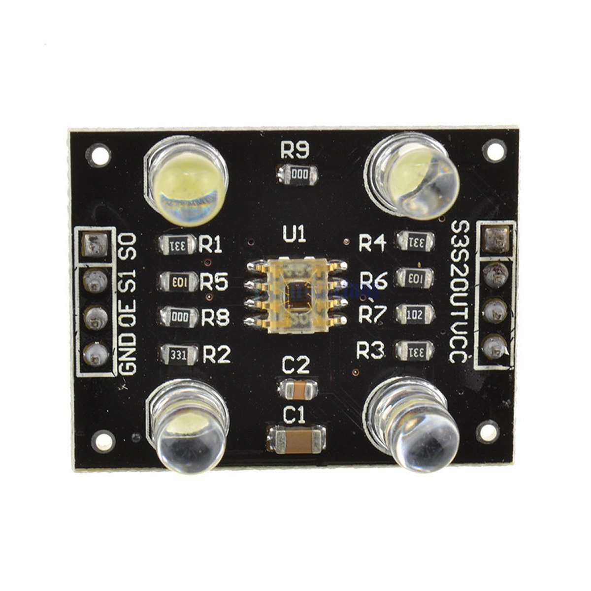 Color Recognition Module TCS3200 Color Recognition Sensor Detector Module for MCU Arduino ...