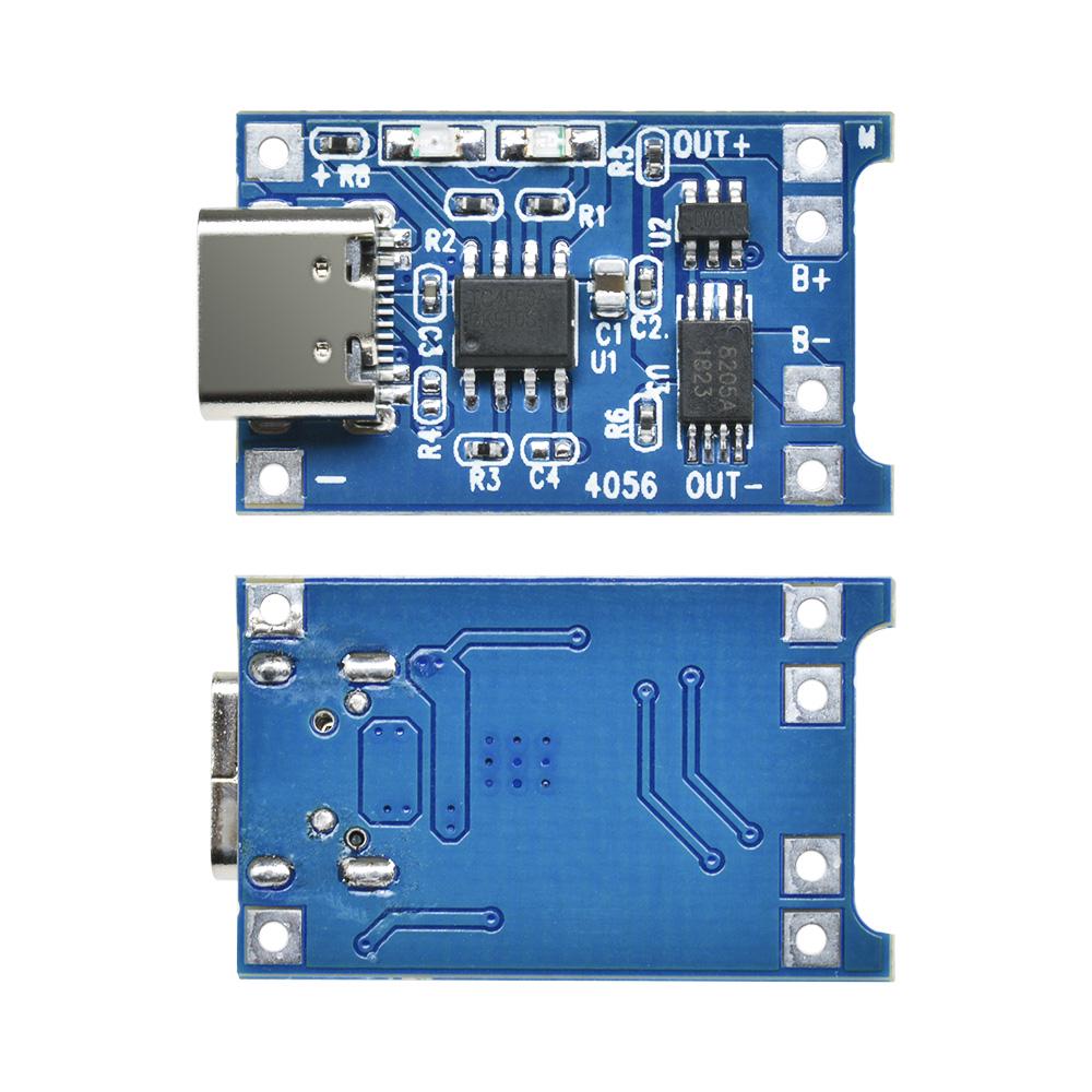 TP4056 / DW01A Enhanced USB-C LiPo Battery Charger Module 5V 1A 1S - Envistia Mall