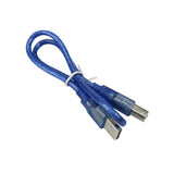 USB 2.0 Cable Type A to B Male for Arduino Uno and MEGA2560 30cm (~1 Ft) Length from Envistia Mall