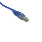 USB 2.0 Cable Type A to B Male for Arduino Uno and MEGA2560 30cm (~1 Ft) Length - Envistia Mall