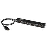 USB to RS-232 4-Port DB9 Serial Adapter/Converter Multi-4/USB RS232 - Envistia Mall