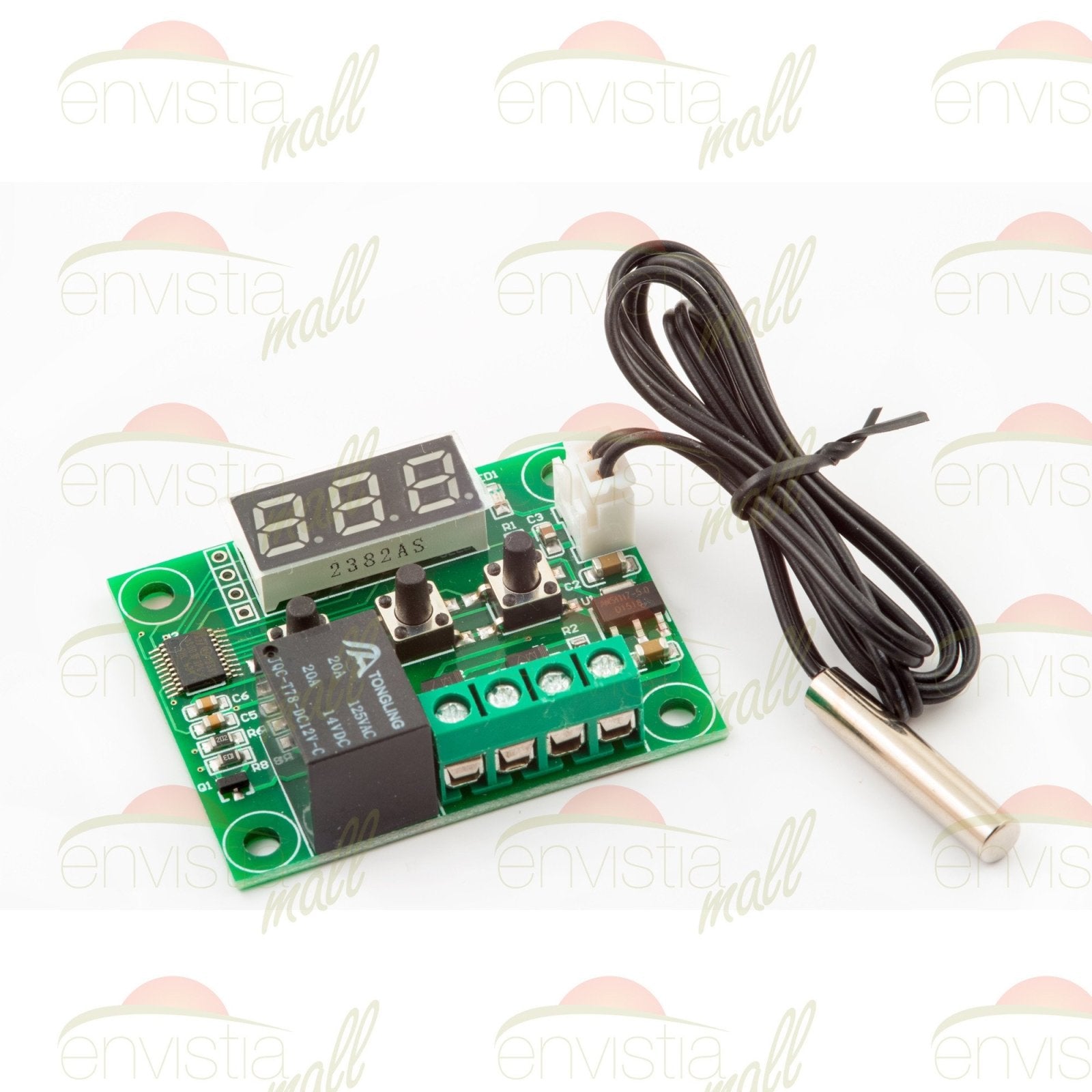 W1209 -50°C to 110°C Digital Thermostat Temperature Control Module with Plastic Case - Envistia Mall