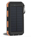 20000mAh Solar Power Bank Charger Waterproof With Dual USB Outputs, Compass & Flashlight from Envistia Mall