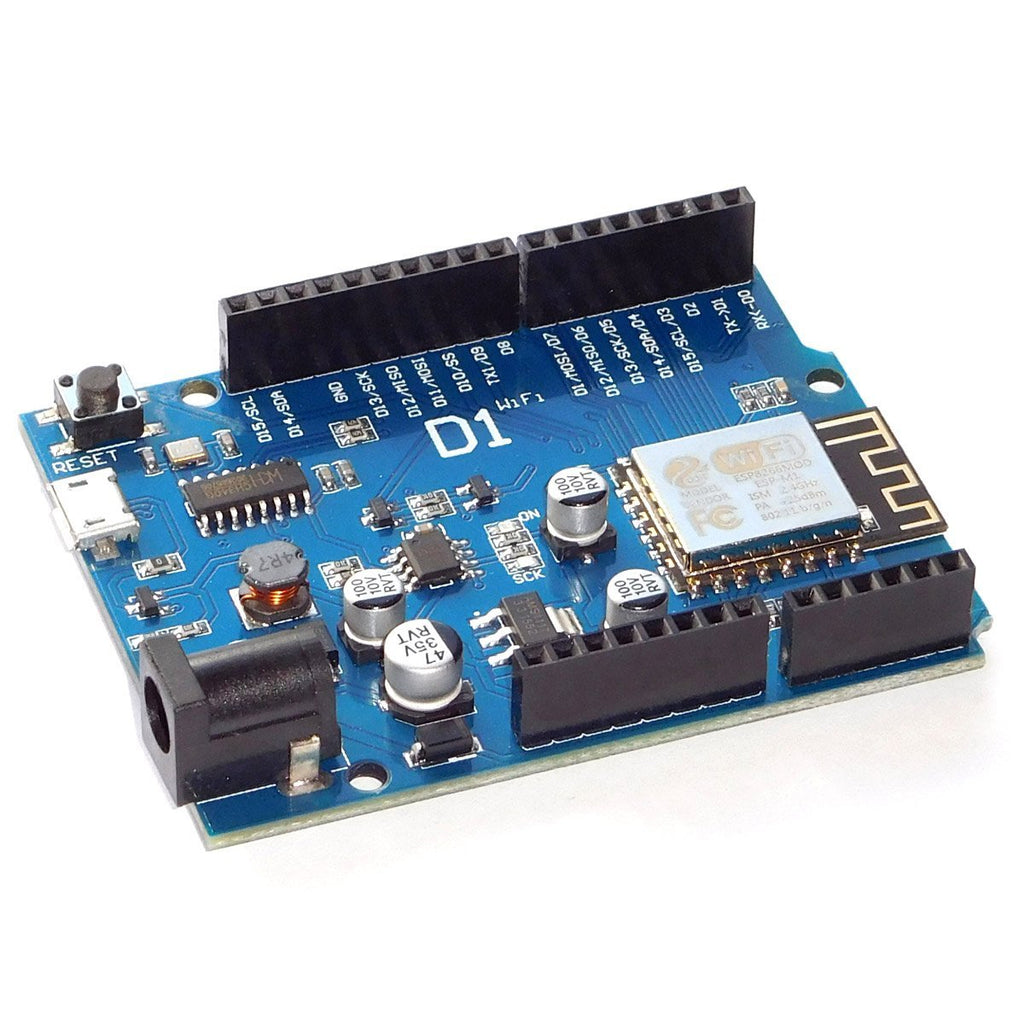 WeMos D1 CH340 WiFi Arduino UNO R3 Development Board ESP8266 ESP-12F ...